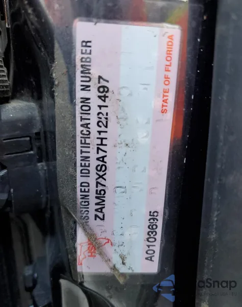 ZAM57XSA7H1221497